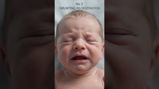 Difficulty breathing in newborns is a medical emergency, Know the signs ,Act fast, Save a life.