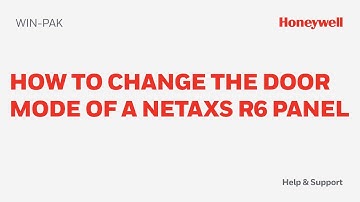 How to Change the Door Mode of a NetAXS R6 Panel in WIN-PAK - Honeywell Support