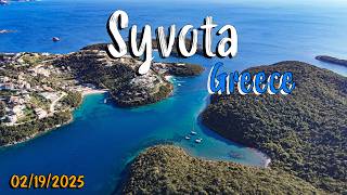 Syvota Greece, walking tour 4k, vlog, DRONE, Greece tour guide 2025