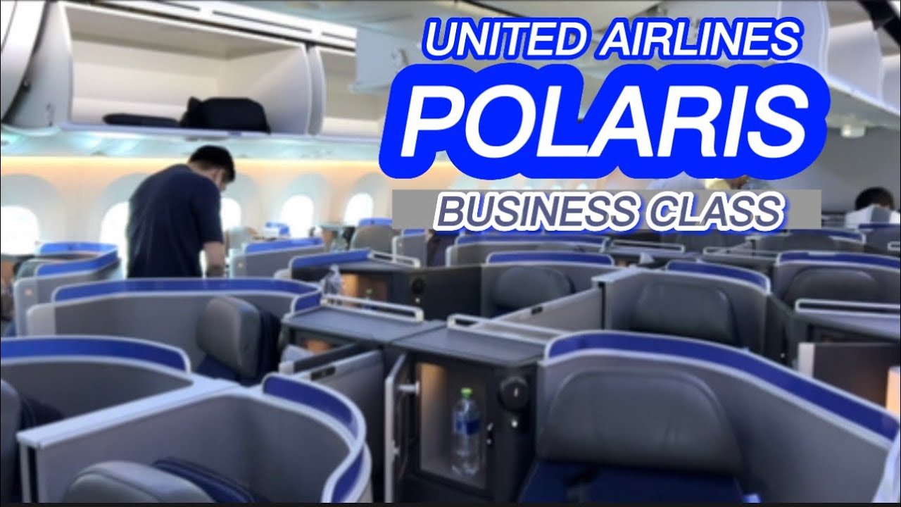United Airlines Polaris Business Class Full Lie Flat Seat Boeing 787 9 United Airlines Polaris Business Class Full Lie Flat Seat Boeing 787 9
