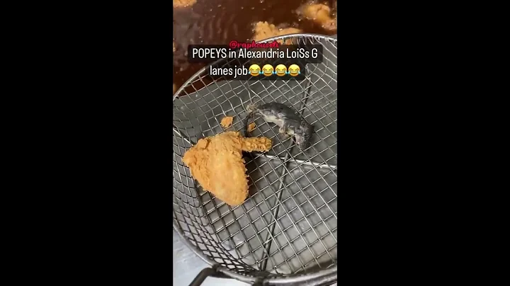 Fried RAT in  POPEYES  Grease!! You still eat there??!