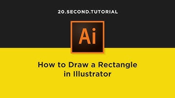 Draw a Rectangle in Illustrator | Adobe Illustrator Tutorial #1