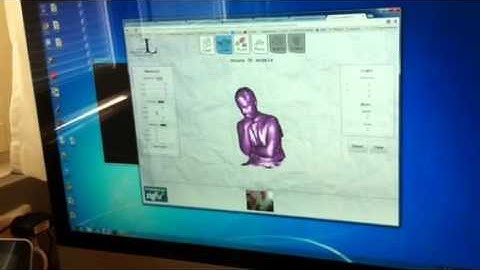 Scanning and sharing a 3D model