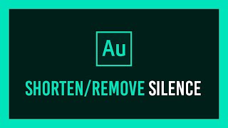 Audition: How to Delete/Trim Silence | Shorten silence easily