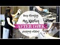 DEEP CLEANING MY KITCHEN AFTER DARK!!! Pregnant Edition! Relaxing Night Time Cleaning Motivation