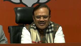 Press Conference by Dr. Anil Jain at BJP Head Office, New Delhi