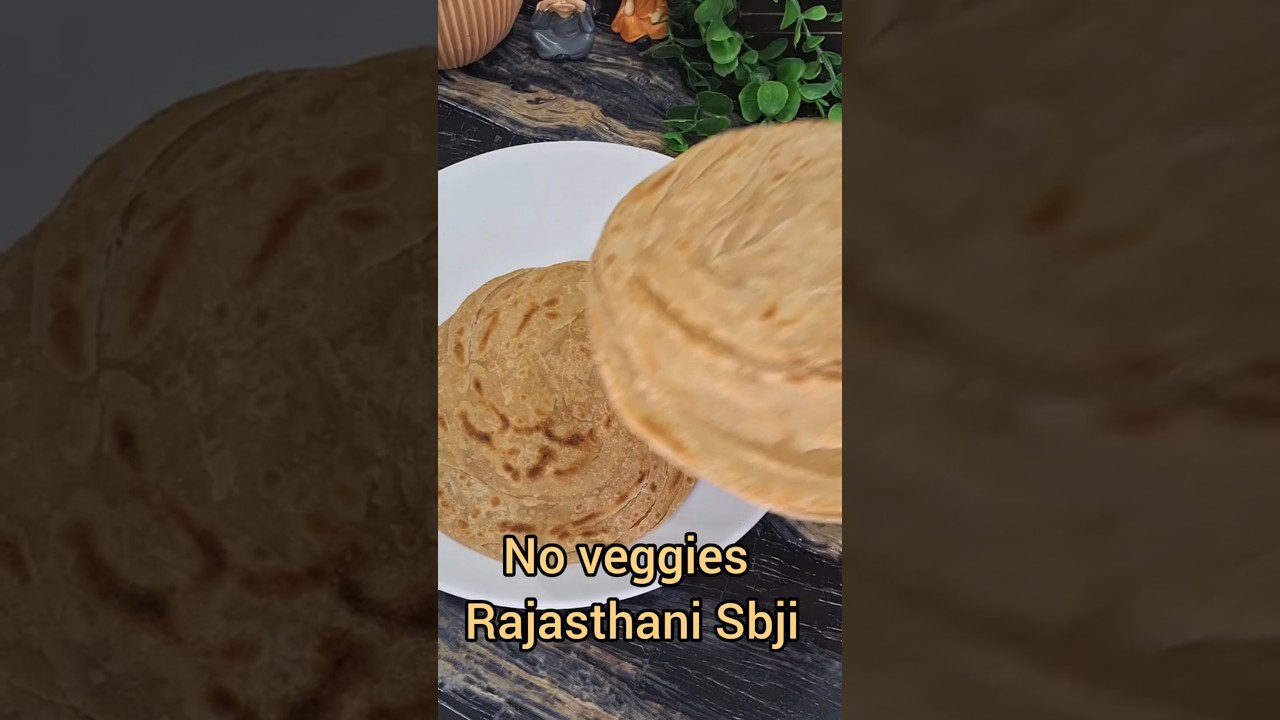 Jb Freeze m koi sbji nhi ho toh ek baar yeah try jarur karana paratha + gatte meethi #no veggies