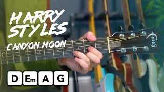 Harry Styles 'Canyon Moon' acoustic guitar lesson