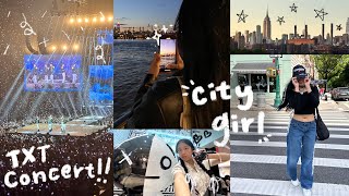 what to do in nyc as a k-pop girlie | txt concert, bt21 store, k-pop club night, the best views