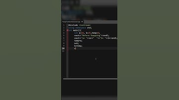 Swapping two numbers in C++|C++ Programming