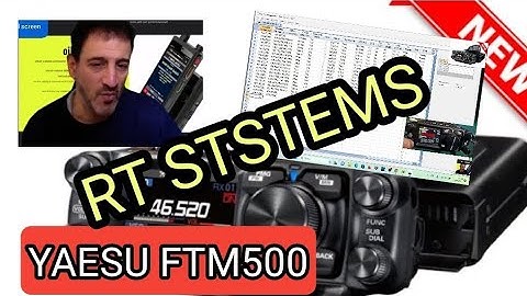 YAESU FTM 500 ,RT SYSTEMS - SD CARD