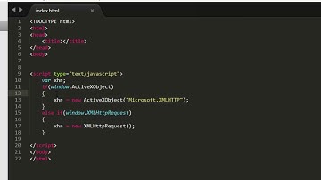 Ajax 04 - Understanding and Creating XML Http Request Object