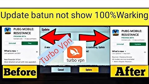 pubg. 1.7 update not show play stor..problem solv..Rockto gaming