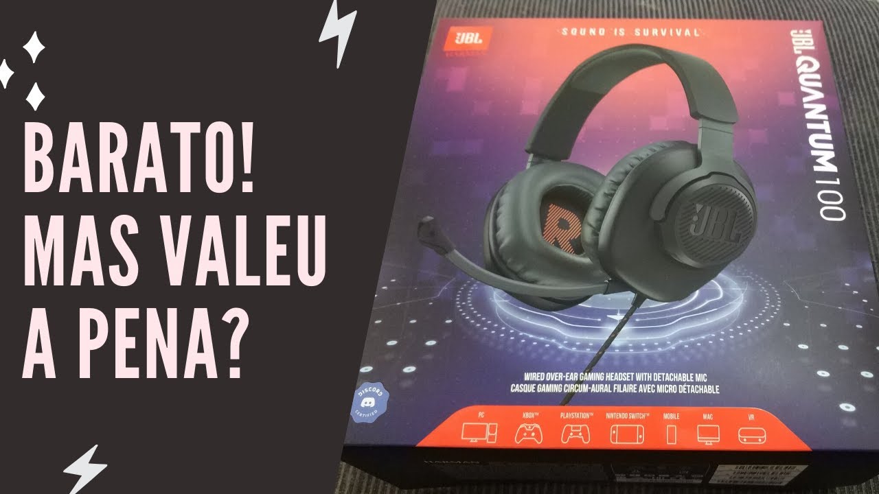 Auscultador Gaming JBL Quantum 100 | MSTORE
