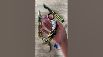 Apex Octane Heirloom Valorant RGX Knife Yoru Comb Replica #balisong #valorant #apex #octane