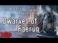 Forgotten realms lore  dwarves of faerun