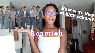 My Reaction| BTS reminiscing on high school | Jimmy Fallon's tonight show