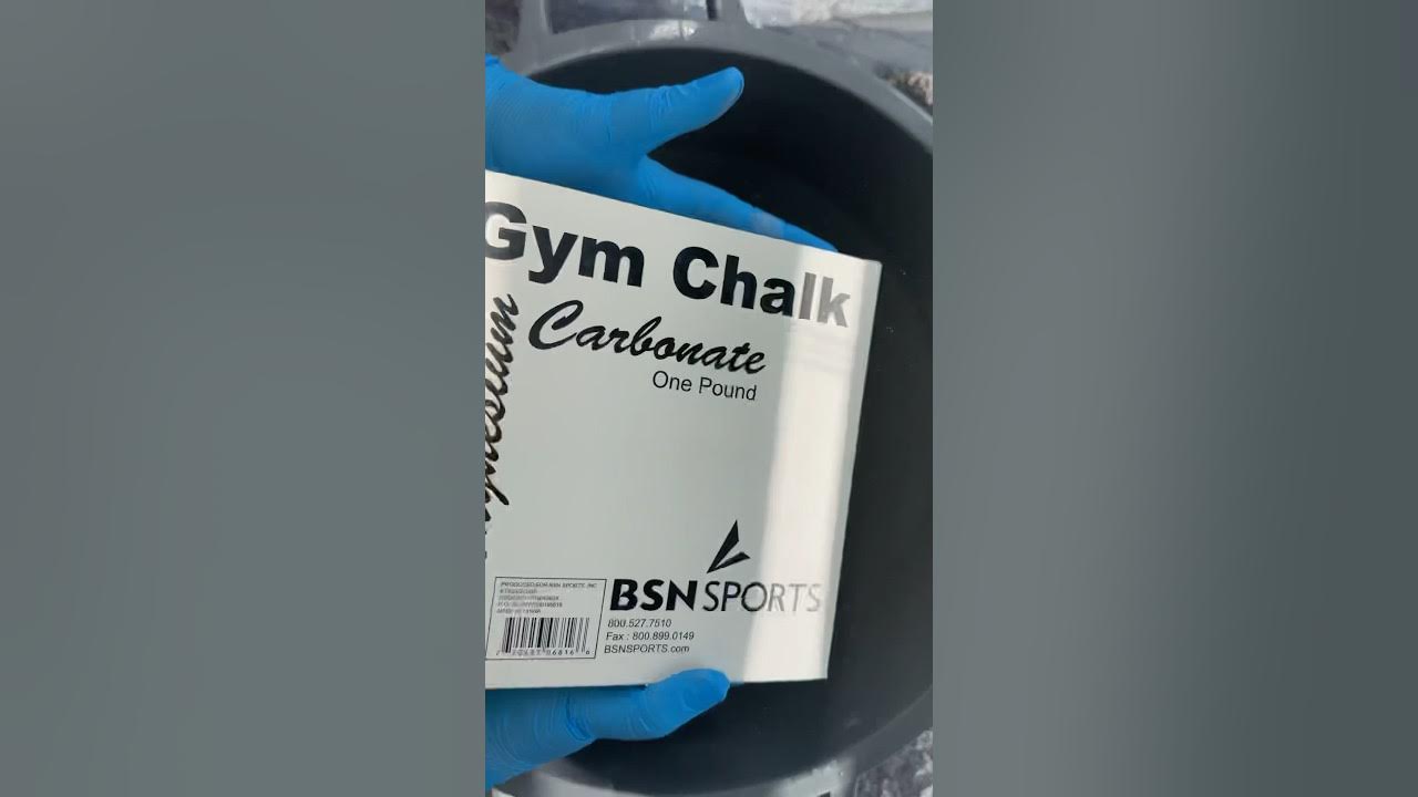 Setting up BSN Chalk #asmrgymchalk #bsn #oddlysatisfying #gymchalkasmr  #satisfying #explore 