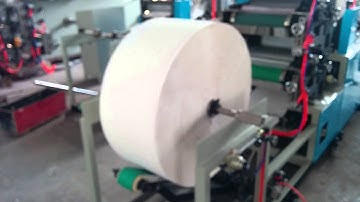 Three color printing napkin paper machine