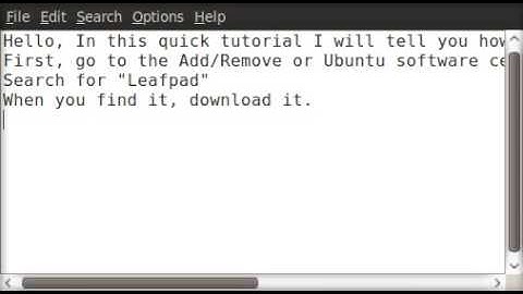 Leafpad: The Simple, Cool Text Editor