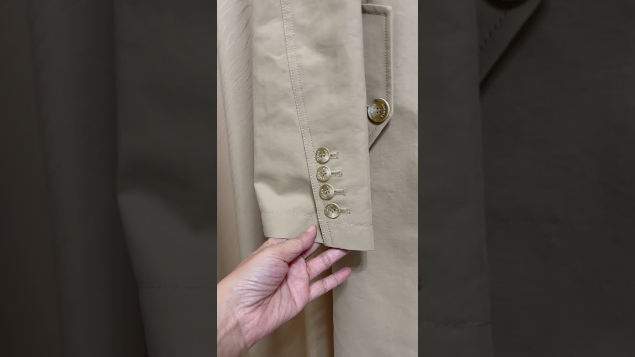 ELBORN 繭形立領風衣外套-1