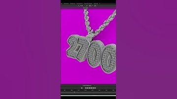 Making A Custom GTA 5 / FiveM Iced Out Chain Set 🥶🔥😤 #Shorts #GTA5 GTAV #GTARP #FiveM #blender