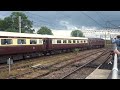 The x2 Class 57 WCRC Nos.57314+57313 with NORTHERN BELLE: "S&amp;C Special" was departs at Carlisle.