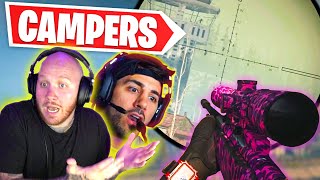 WE HAD A SNIPING BATTLE WITH TOWER CAMPERS... Ft. Nickmercs