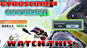 Gyroscope reverse in Bgmi very hard to use 🥵.