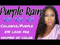 PURPLE RAIN| Purple look for WOC| ft. Huda Beauty Mercury Retrograde