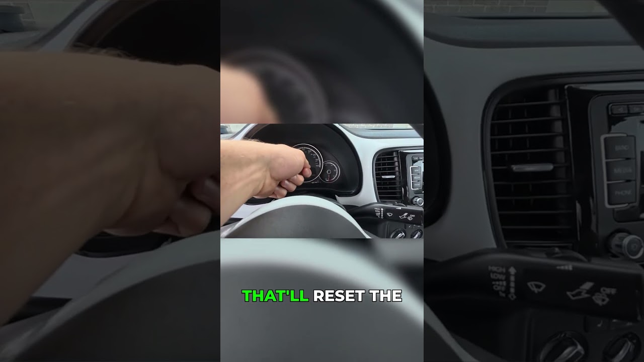 PRO TIP: How to Reset Your Car's Inspection Light!