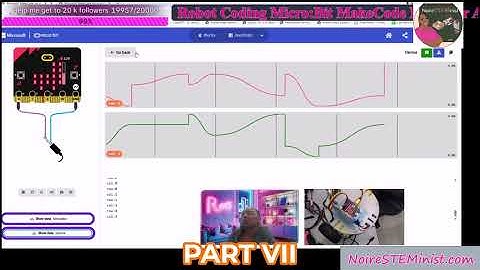 Lily♾️Bot Sound Sensor Coding Pt 7 #MicroBit #MakeCode #Engineering #STEM #Robot #CSEDWeek #STEAM