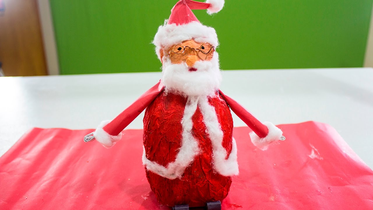 ŞİŞEDEN NOEL BABA YAPILIŞI ŞİŞEDEN NOEL BABA YAPILIŞI