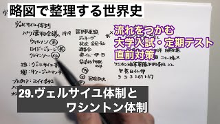 029 略図で整理する世界史 29 ヴェルサイユ体制とワシントン体制 029 略図で整理する世界史 29 ヴェルサイユ体制とワシントン体制