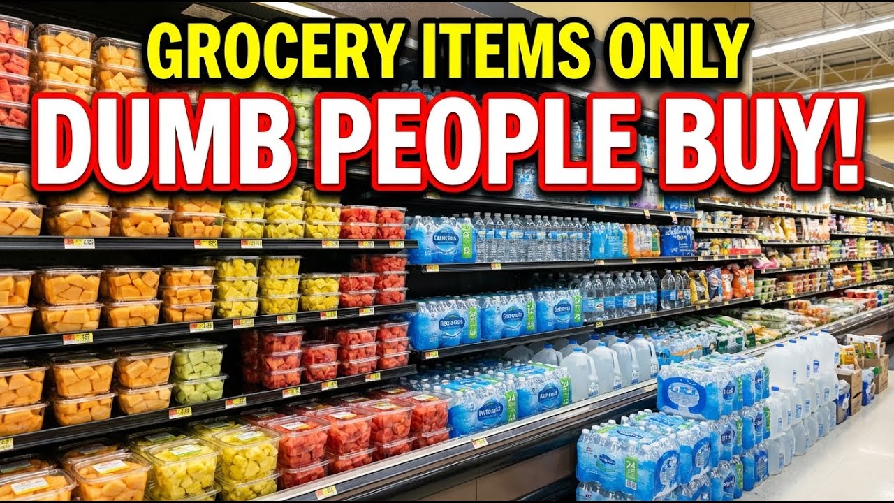 8 Grocery Items Only DUMB PEOPLE Buy