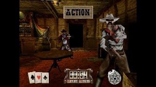 Jeu PS1 GUNFIGHTER La Légende De Jesse James - Version PAL FR Complète (boîte, Notice) - Bon état