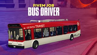 FiveM Bus Driver Job Script | QBCore Script