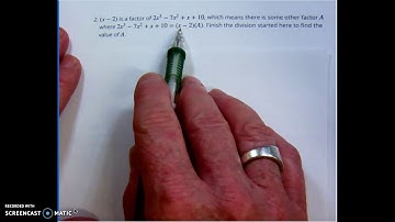 IM Algebra 2, Unit 2, Lesson 13 (Part 1)