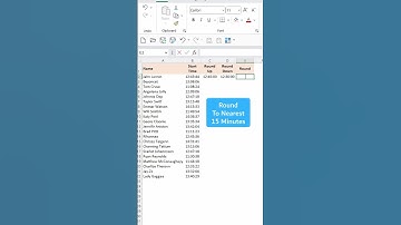 How to Round Time in Microsoft Excel