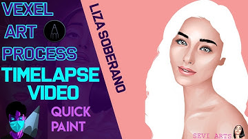 VEXEL ART PROCESS IN AUTODESK SKETCHBOOK | VIDEO TIMELAPSE