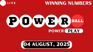 Powerball Lottery Drawing for Aug 04, 2025 - Live Winning Numbers & Results
