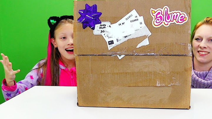 A box of surprise dolls Christmas gift from America