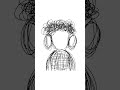 Creative Scribble Art: A Unique Hand-Drawn Character Sketch ✍️✨