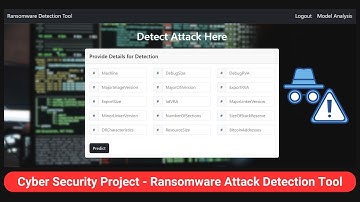 Cyber Security Project | Ransomware Attack Detection | Final Year Project