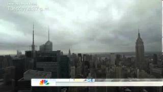 Time Lapse Video of Hurricane Sandy ripping through NYC