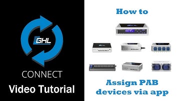 Adding PAB-devices via GHL Connect