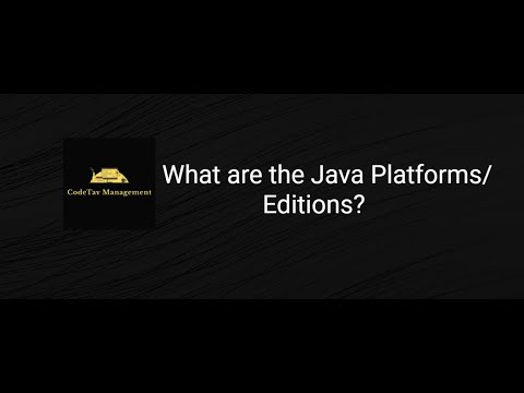 5. What are the Java Platforms/ Editions?  || CodeTav Management || Java Interview Series