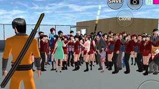 Five seconds before the missile was dropped!? The explosion was too big | Sakura School Simulator screenshot 5