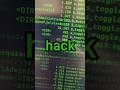 Ref:cO0r-eBRjYg Como fazer hack igual dos filmes #shorts #hack #filmes #pctips #tricksandtips