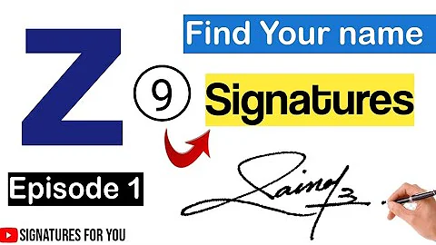 ▶️ Z Signature Style |✍️ Signature ideas for letter z | Z Signatures | z name signature